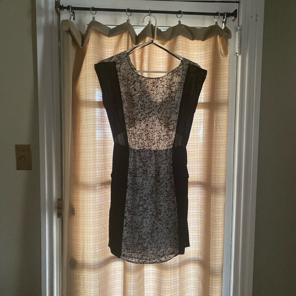 Black and white dress
